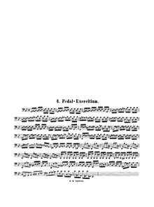 Partition complète, pédale-Exercitium, G minor, Bach, Johann Sebastian par Johann Sebastian Bach