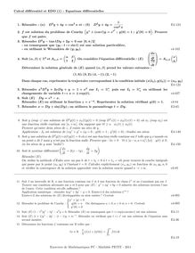 Exercices de calcul différentiel – 2ème année de CPGE scientifique, voie PC, Equations différentielles