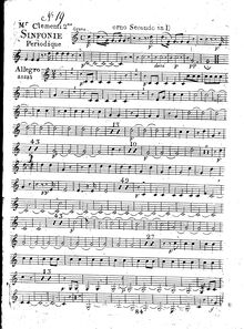 Partition cor 2 (D), 2 Symphonies, Sinfonie à Grande Orchestre ; Sinfonies périodiques