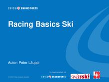 Théorie CP: SKI - Racing Basics Ski
