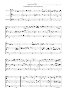 Partition complète, Triosonatas, Duodena Selectarum Sonatarum, Schmelzer, Johann Heinrich