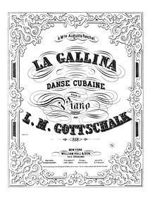 Partition complète (filter), La Gallina, La Gallina (The Hen) - Danse cubaine