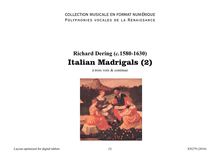 Richard Dering - Italian Madrigals (2)
