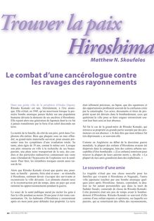 IAEA Bulletin Volume 48, No.1 - Finding Peace from Hiroshima - French