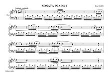 Partition , Sonata en A major, 11 orgue sonates, Majer, Beno par Beno Majer