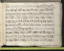 Partition complète, All ou che lo sguardo, Vivaldi, Antonio