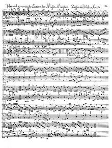 Partition complète, Sonata pour aigu viole de gambe et Continuo