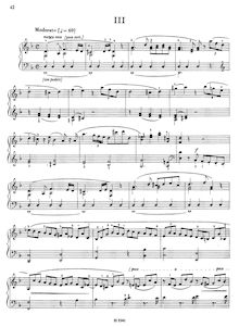 Partition complète, Piano Sonata Op.20 No.3, Kozeluch, Leopold