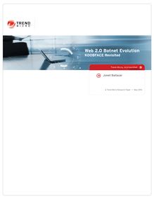 Web 2.0 Botnet Evolution