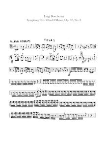 Partition altos I, II, 4 Symphonies, G.515-518 (Op.37), 1. C major2. D major3. D minor4. A major