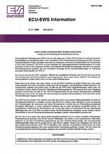 ECU-EWS Information. 3 1989 Monatlich