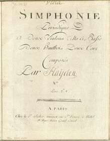 Partition altos, Symphony Hob.I:71, B flat major, Haydn, Joseph