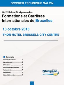Salon Studyrama Bruxelles - Formation et Carrières Internationalles