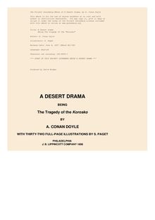 A Desert Drama - Being The Tragedy Of The "Korosko"