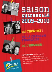 Saison culturelle 2009-2010 - Du théâtre ! De la chanson française ...