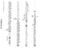 Partition Basses,  pour orchestre, B flat, Robertson, Ernest John