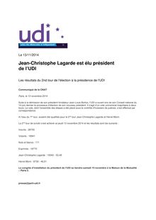 Jean-Christophe Lagarde élu président de l’UDI