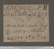 Partition all parties, Triosonata en G minor TWV 42:g15, Telemann, Georg Philipp