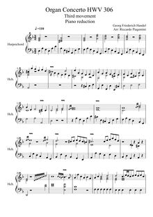 Partition , Largo, 12 orgue Concertos, Op.4 & Op.7, Handel, George Frideric