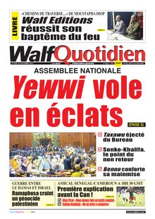 Walf Quotidien N° 9463 - Du 16/10/2023
