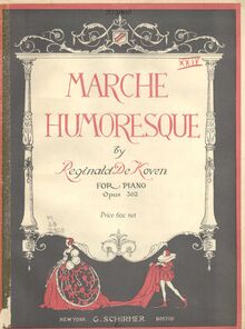 Partition couverture couleur, Marche Humoresque, Op.362, C major