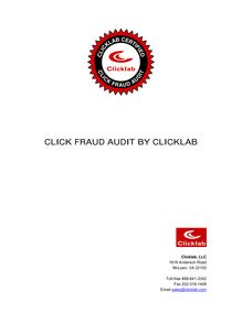 Clicklab Click Fraud Audit