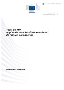 taux de TVA en Europe
