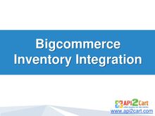 Bigcommerce Inventory Integration