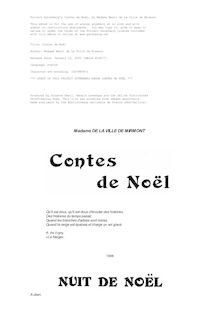 Contes de Noël par Madame Henri de la Ville de Mirmont