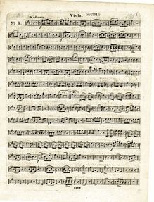 Partition viole de gambe, 3 Quatuors Brillants pour flûte, violon, viole de gambe & violoncelle, Op.19