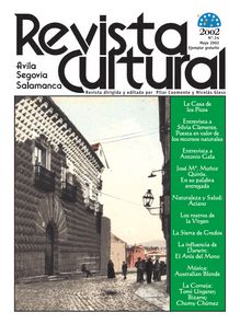 Revista Cultural (Ávila, Segovia, Salamanca). Dirigida y editada por Pilar Coomonte y Nicolás Gless. Nº. 34, Mayo, 2002.