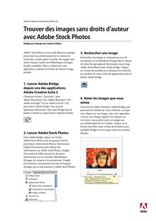 Trouver des images sans droits d'auteur avec Adobe Stock Photos