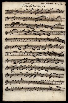 Partition flûte 1, Sinfonia, D major, Iversen, Johannes Erasmus par Johannes Erasmus Iversen
