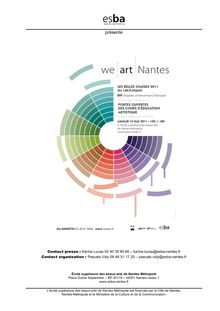 We art Nantes - école supérieure des beaux-arts de Nantes Métropole