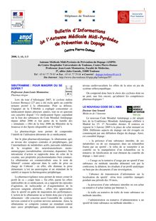 Bulletin d Informations