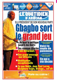 Le Quotidien d’Abidjan n°4040 - du Mardi 19 Octobre 2021