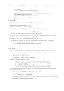 Baccalaureat 1999 mathematiques 1 s.t.i (genie mecanique)
