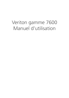 Notice Ordinateur de bureau Acer  Veriton 7600G