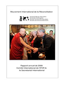 Mouvement International de la Réconciliation Rapport annuel de ...