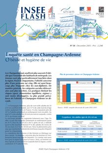 Enquête santé en Champagne-Ardenne : obésité et hygiène de vie