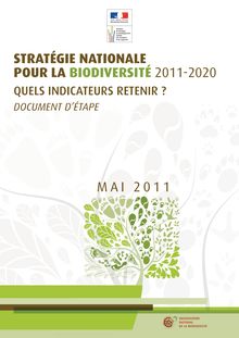 Stratégie nationale pour la biodiversité 2011-2020 : 2011_2