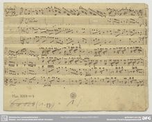Partition complète, Sinfonia en B-flat major, ZieC 3.43 (ForC JC11)