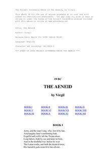 The Aeneid - English