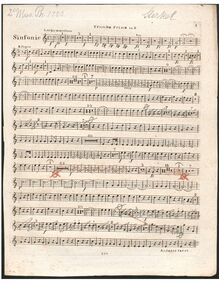 Partition trompette 1 (en B♭), Symphony No.6 en B-flat major, B♭ major