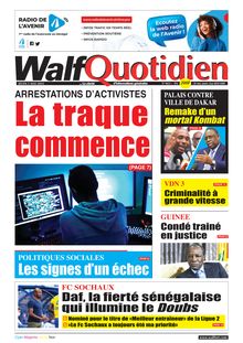 Walf Quotidien n°9033  -du jeudi 05 mai 2022