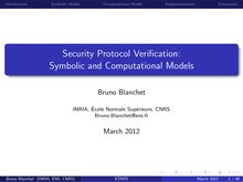 Introduction Symbolic Model Computational Model Implementations Conclusion