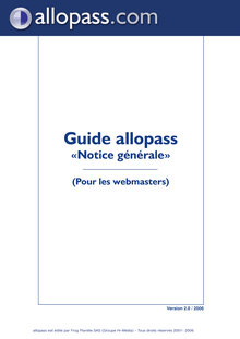 Guide allopass