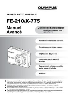 Notice Appareil Photo numériques Olympus  FE-210