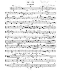 Partition viole de gambe 1, Octett für 4 Violinen, 2 Bratschen, 2 Violoncelle
