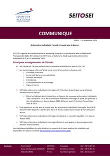SEITOSEI-FFCI-Etude actionnaires-individuels-Communique-181109